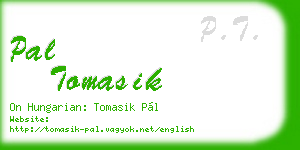 pal tomasik business card
